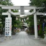 埼玉県川口市青木の『鎮守氷川神社』で２０１７年「夏越大祓神事御朱印符」をいただきました。