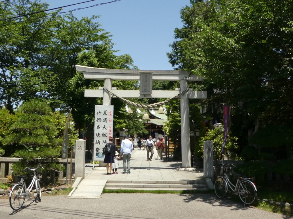 埼玉県川口市青木の『鎮守氷川神社』で４月から６月まで限定の御朱印をいただきました。