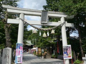 埼玉県川口市青木の 鎮守氷川神社 で７月から９月まで